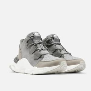 Sorel Kinetic Rnegd Caribou Insulated Waterproof Gray Sneaker Size 9.5 NWT NIB